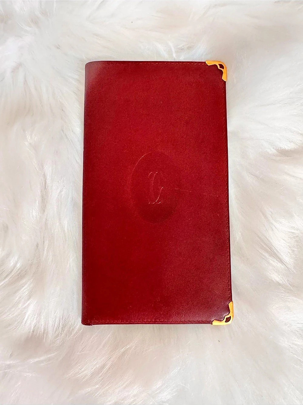 Cartier Must de Cartier International long Wallet Burgundy - Red